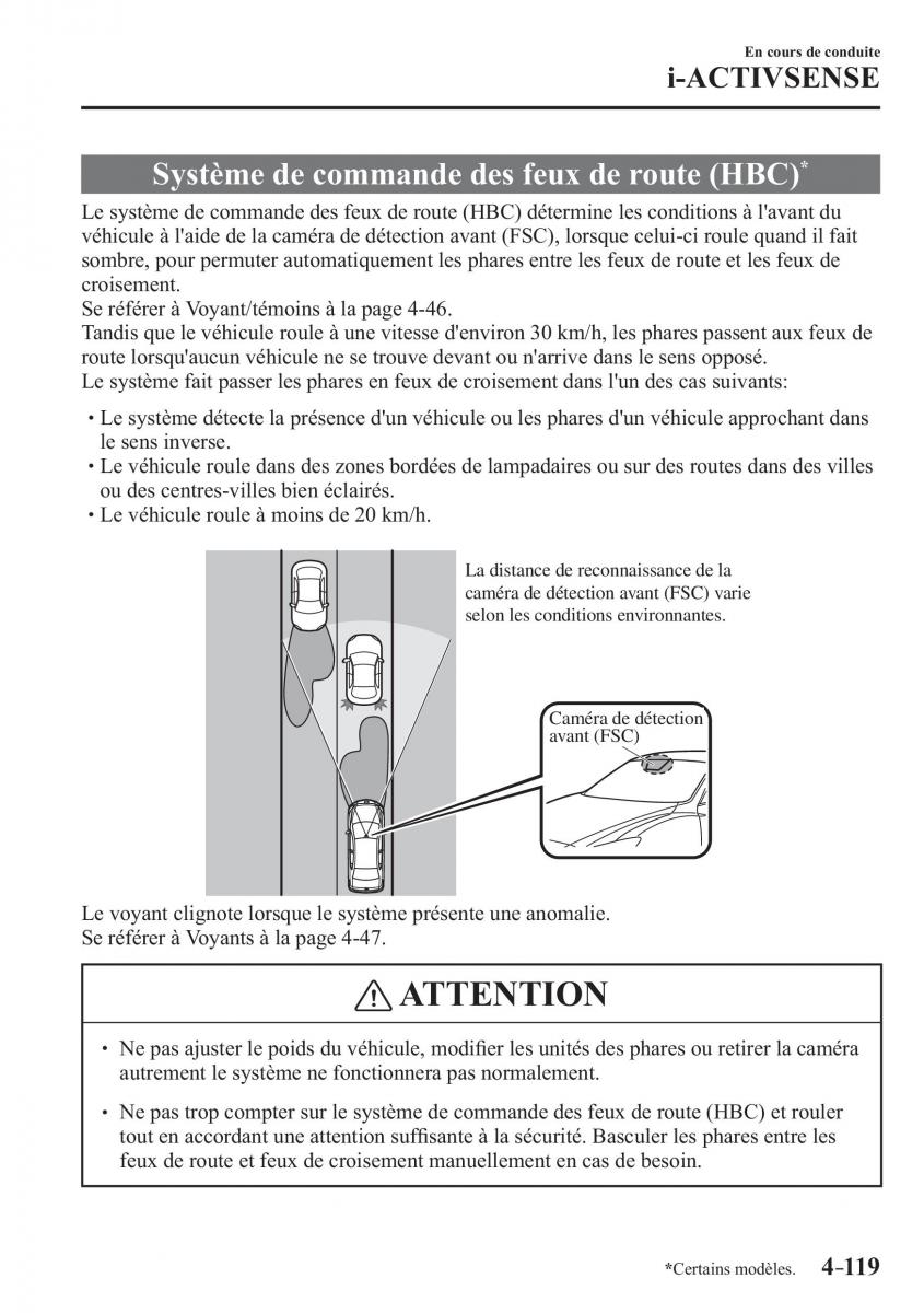 Mazda 3 III manuel du proprietaire / page 285