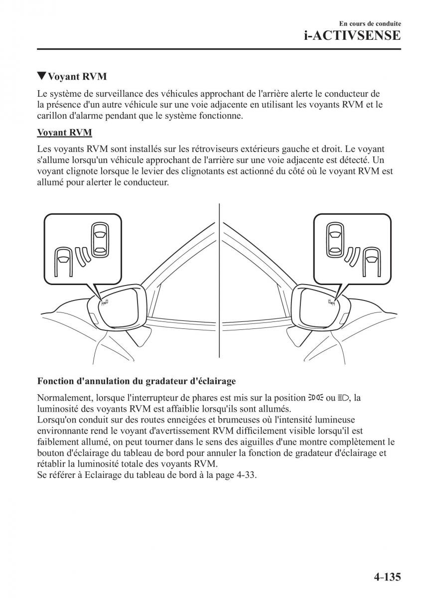 Mazda 3 III manuel du proprietaire / page 301