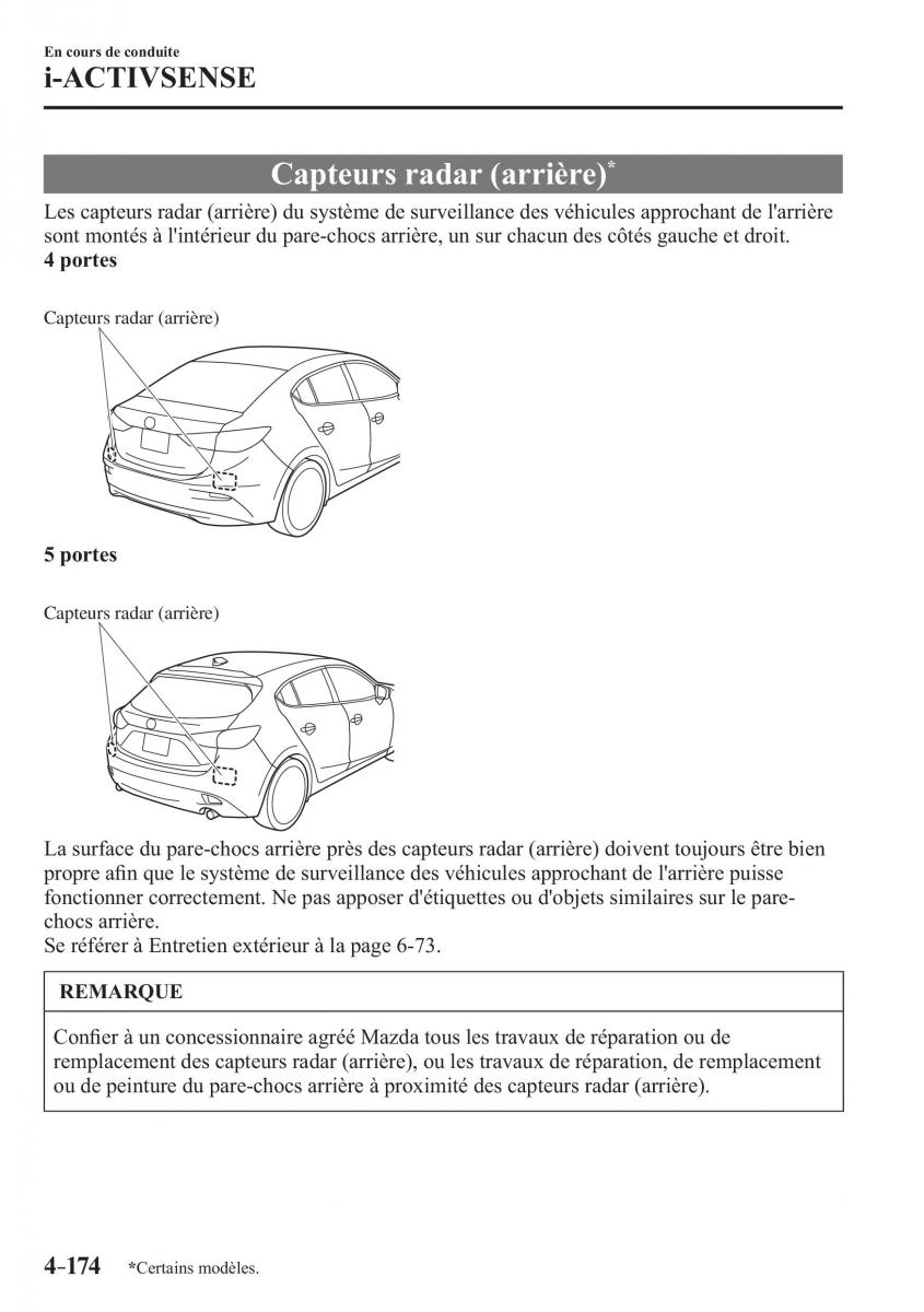 Mazda 3 III manuel du proprietaire / page 340