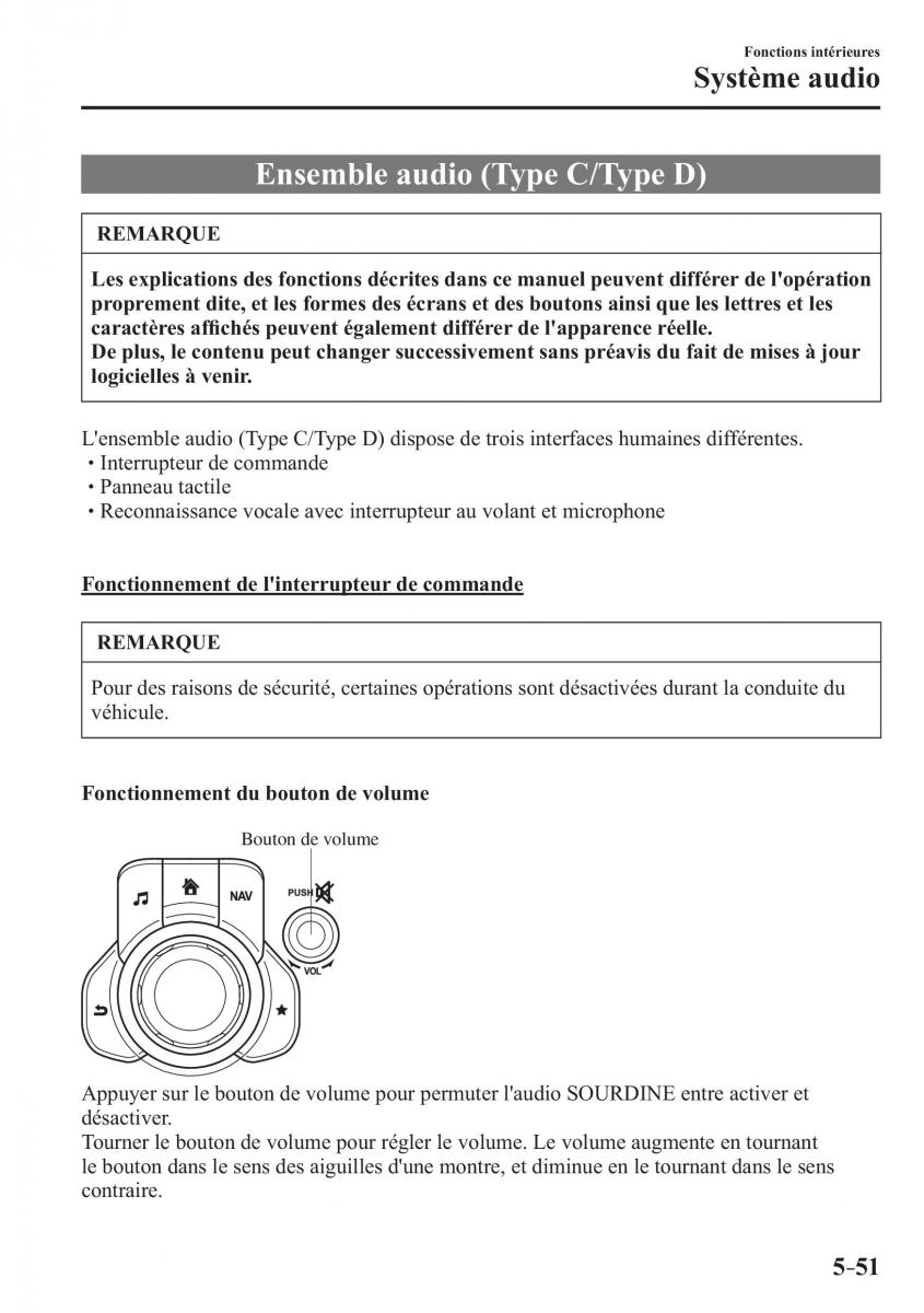 Mazda 3 III manuel du proprietaire / page 421