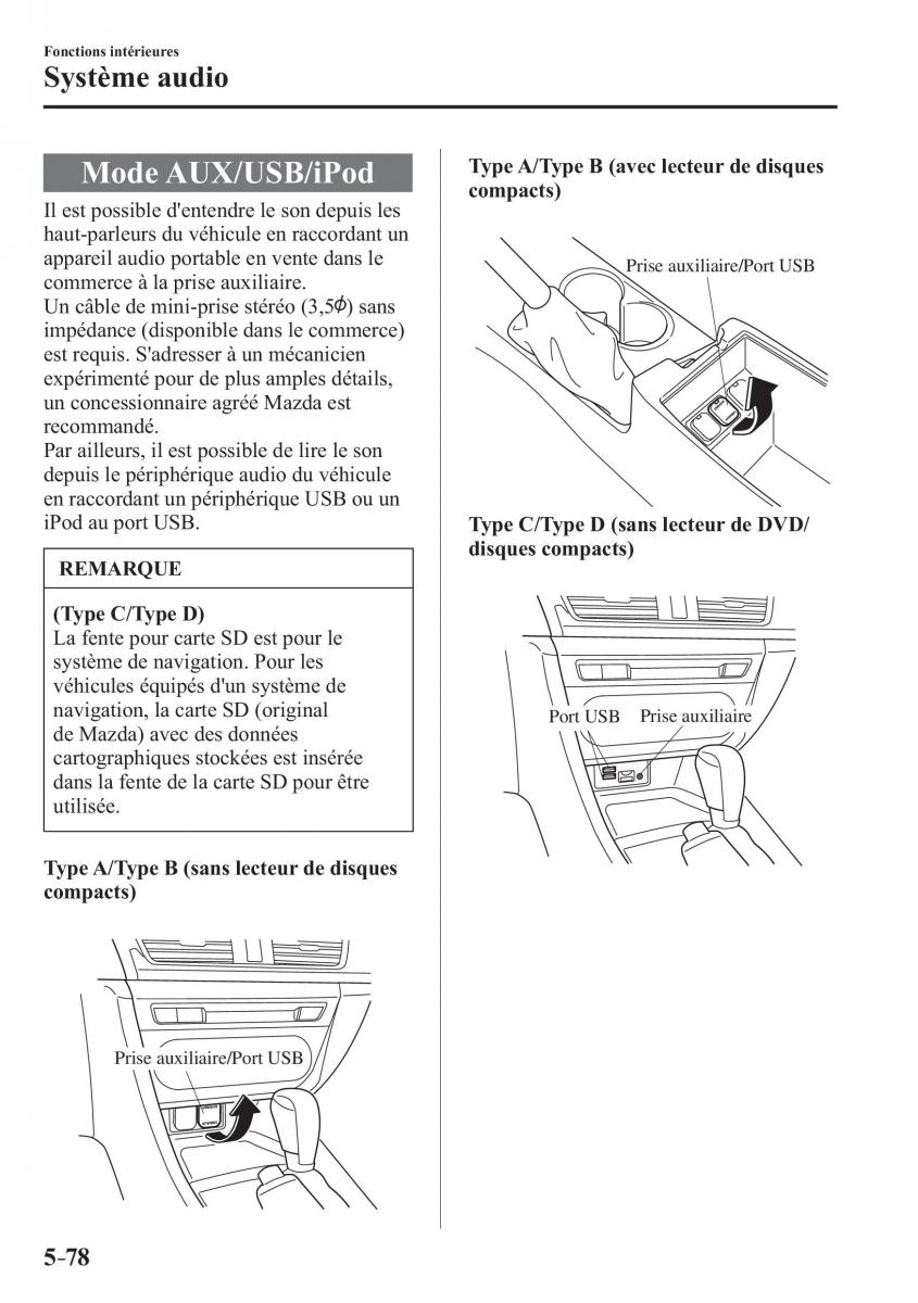 Mazda 3 III manuel du proprietaire / page 448