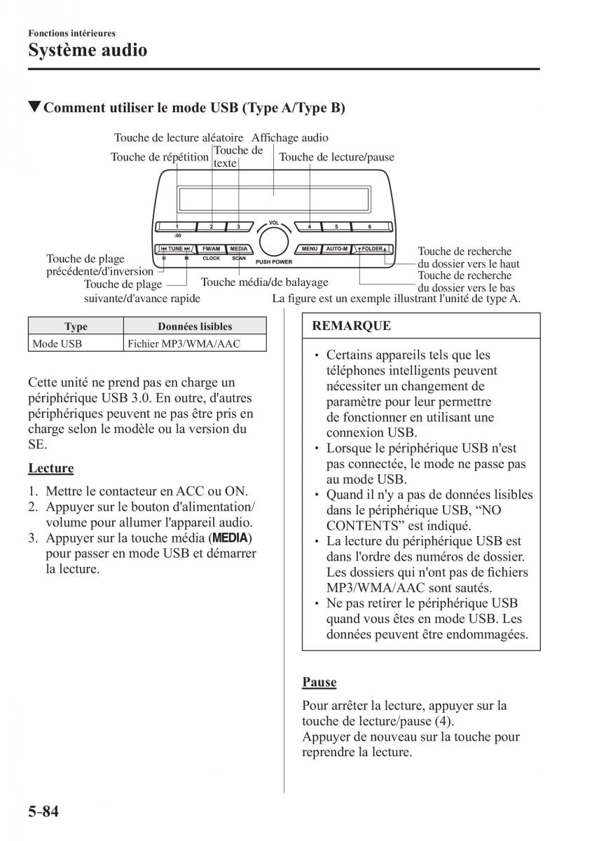 Mazda 3 III manuel du proprietaire / page 454