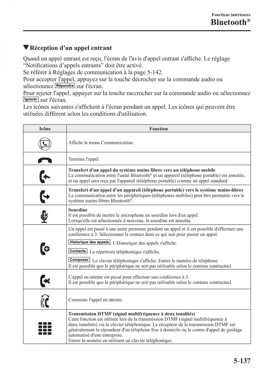 Mazda 3 III manuel du proprietaire / page 507