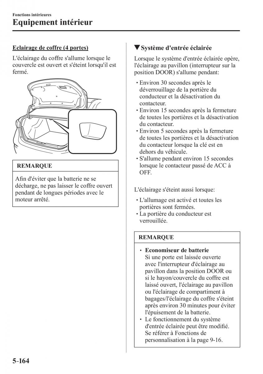 Mazda 3 III manuel du proprietaire / page 534