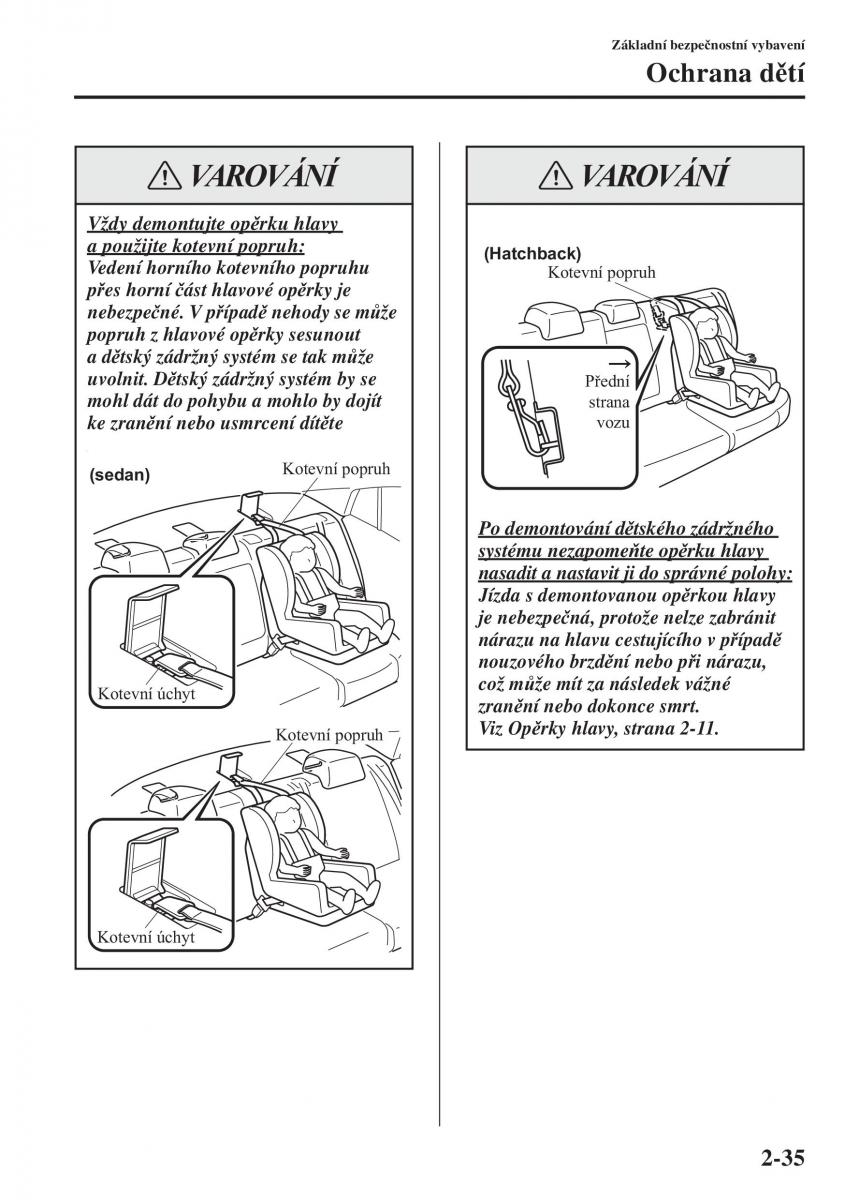 Mazda 3 III navod k obsludze / page 59