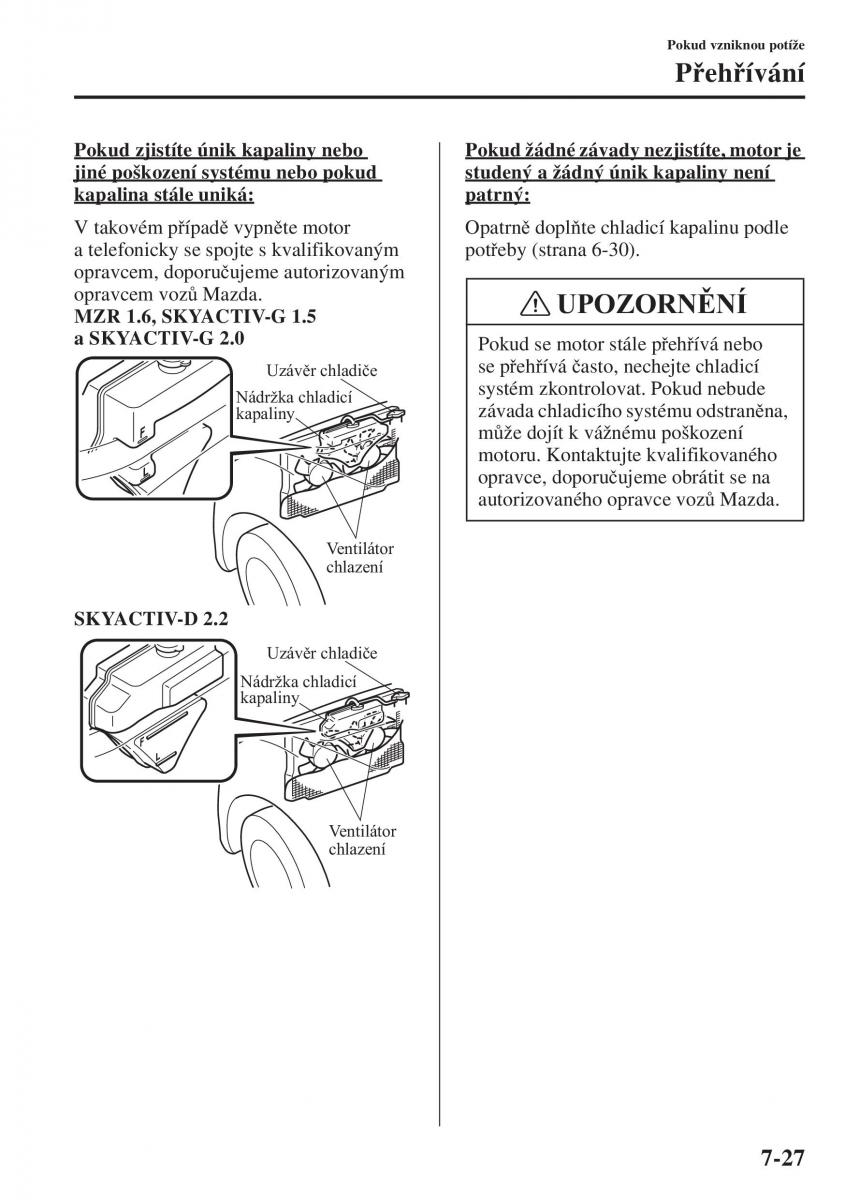 Mazda 3 III navod k obsludze / page 603