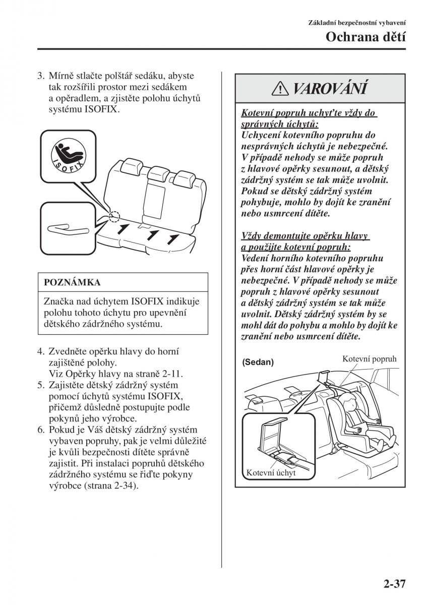 Mazda 3 III navod k obsludze / page 61