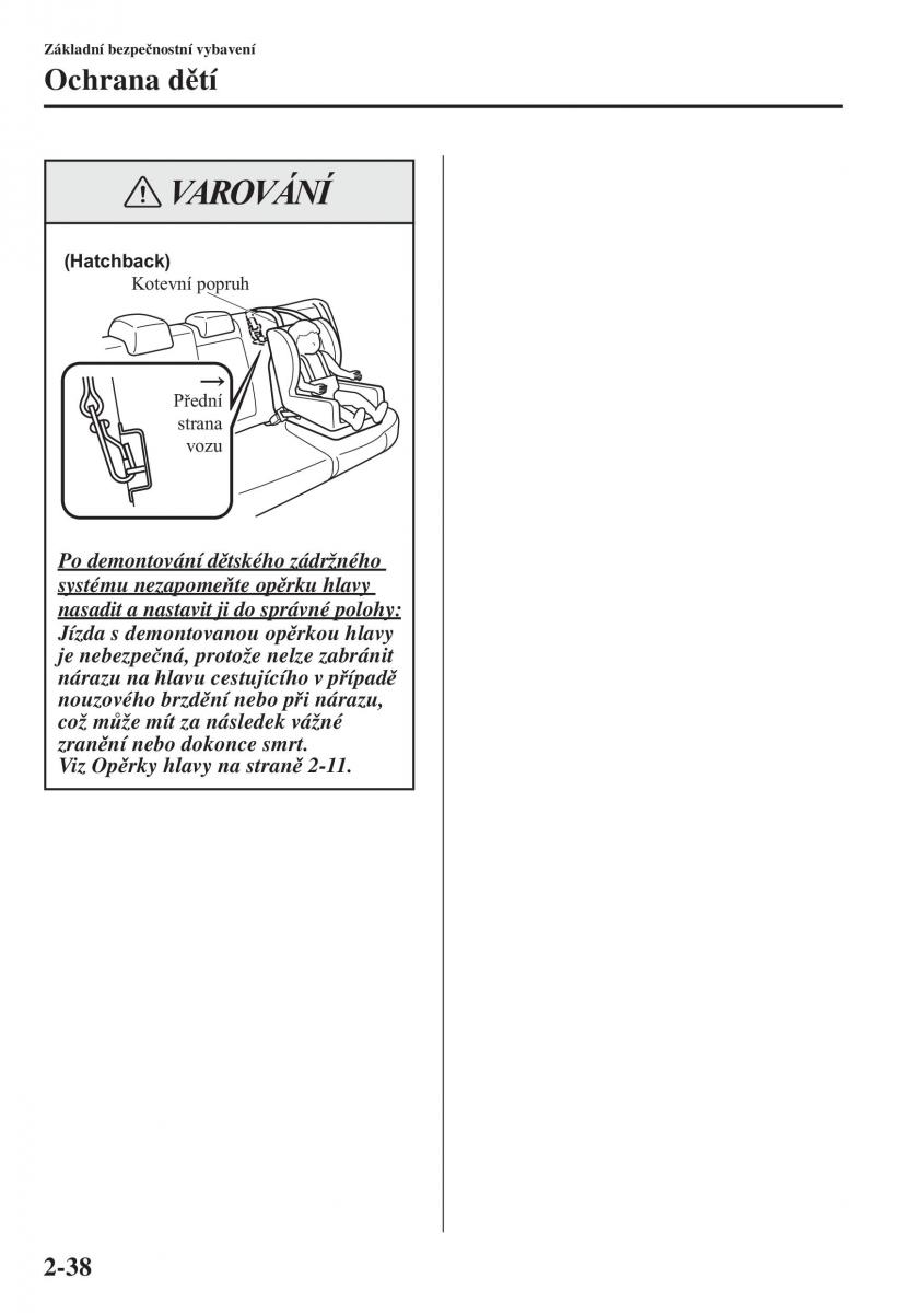 Mazda 3 III navod k obsludze / page 62