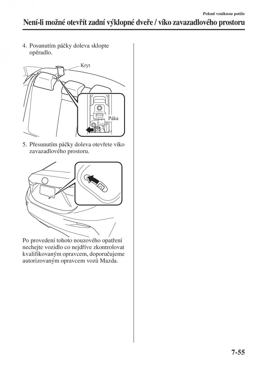 Mazda 3 III navod k obsludze / page 631