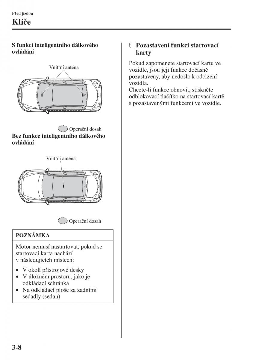 Mazda 3 III navod k obsludze / page 86