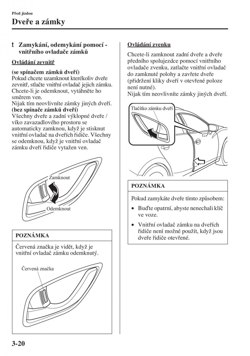 Mazda 3 III navod k obsludze / page 98