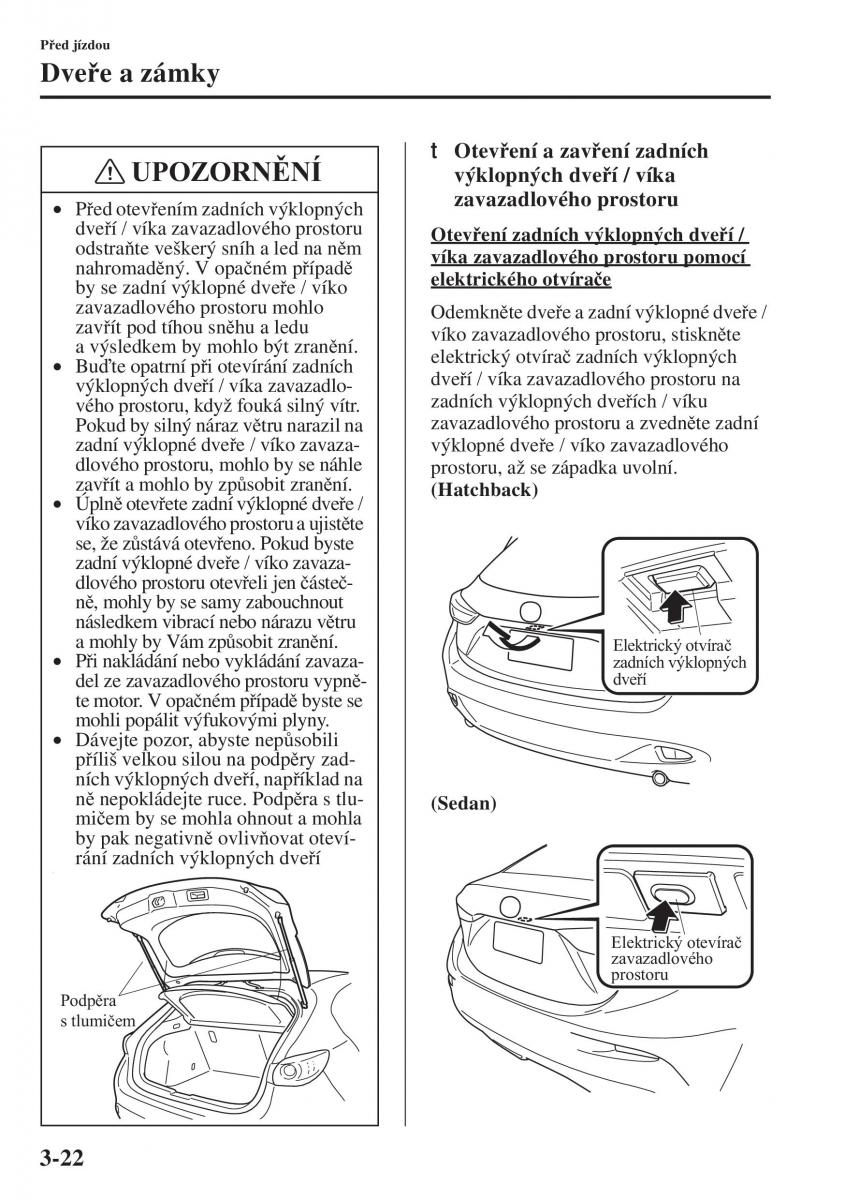 Mazda 3 III navod k obsludze / page 100