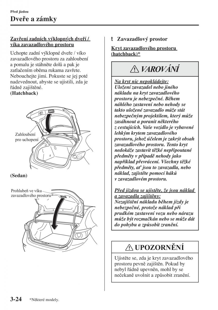 Mazda 3 III navod k obsludze / page 102