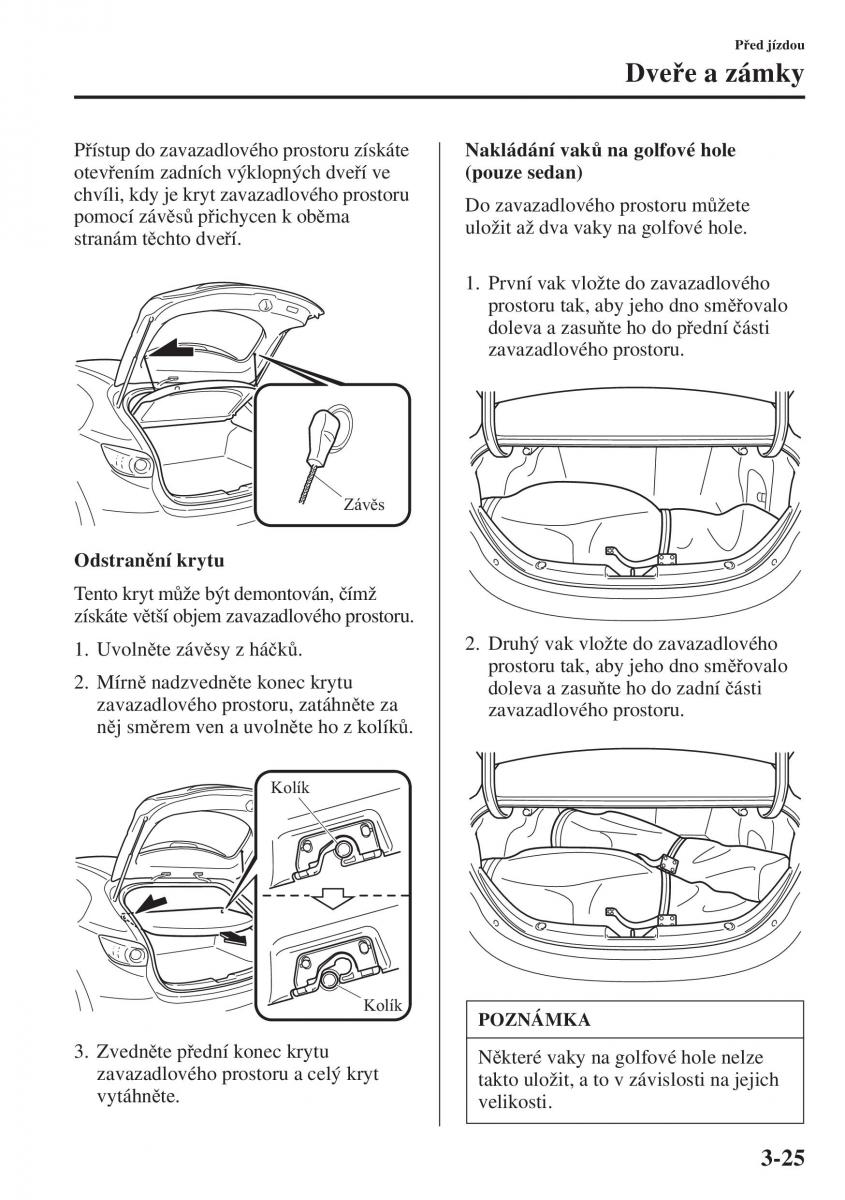 Mazda 3 III navod k obsludze / page 103