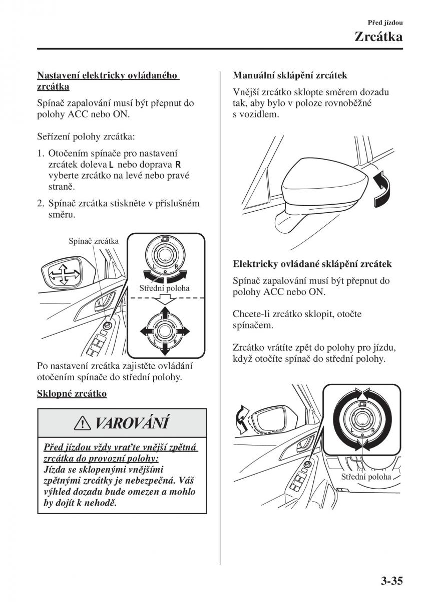 Mazda 3 III navod k obsludze / page 113