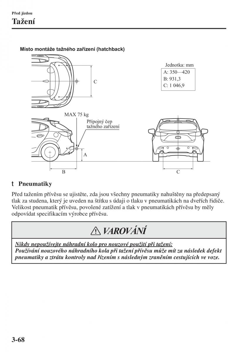 Mazda 3 III navod k obsludze / page 146