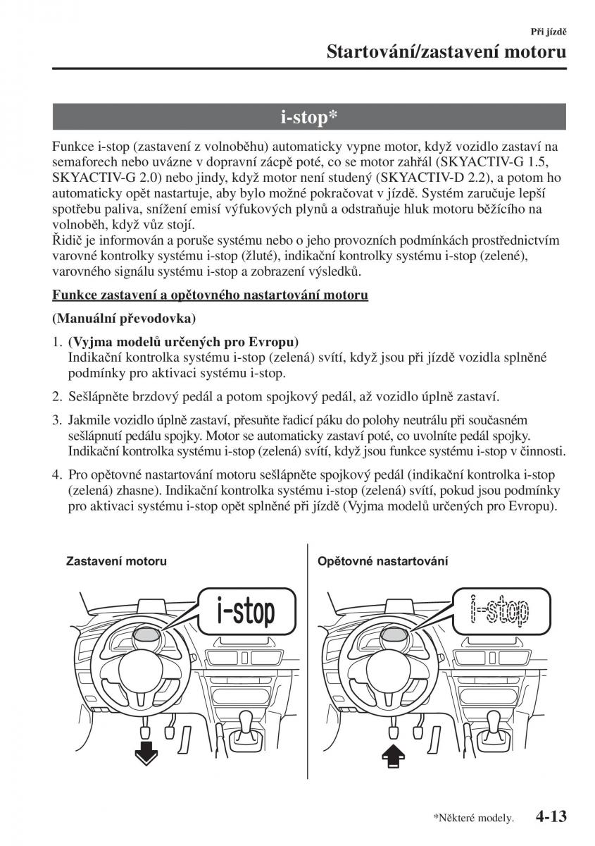 Mazda 3 III navod k obsludze / page 163