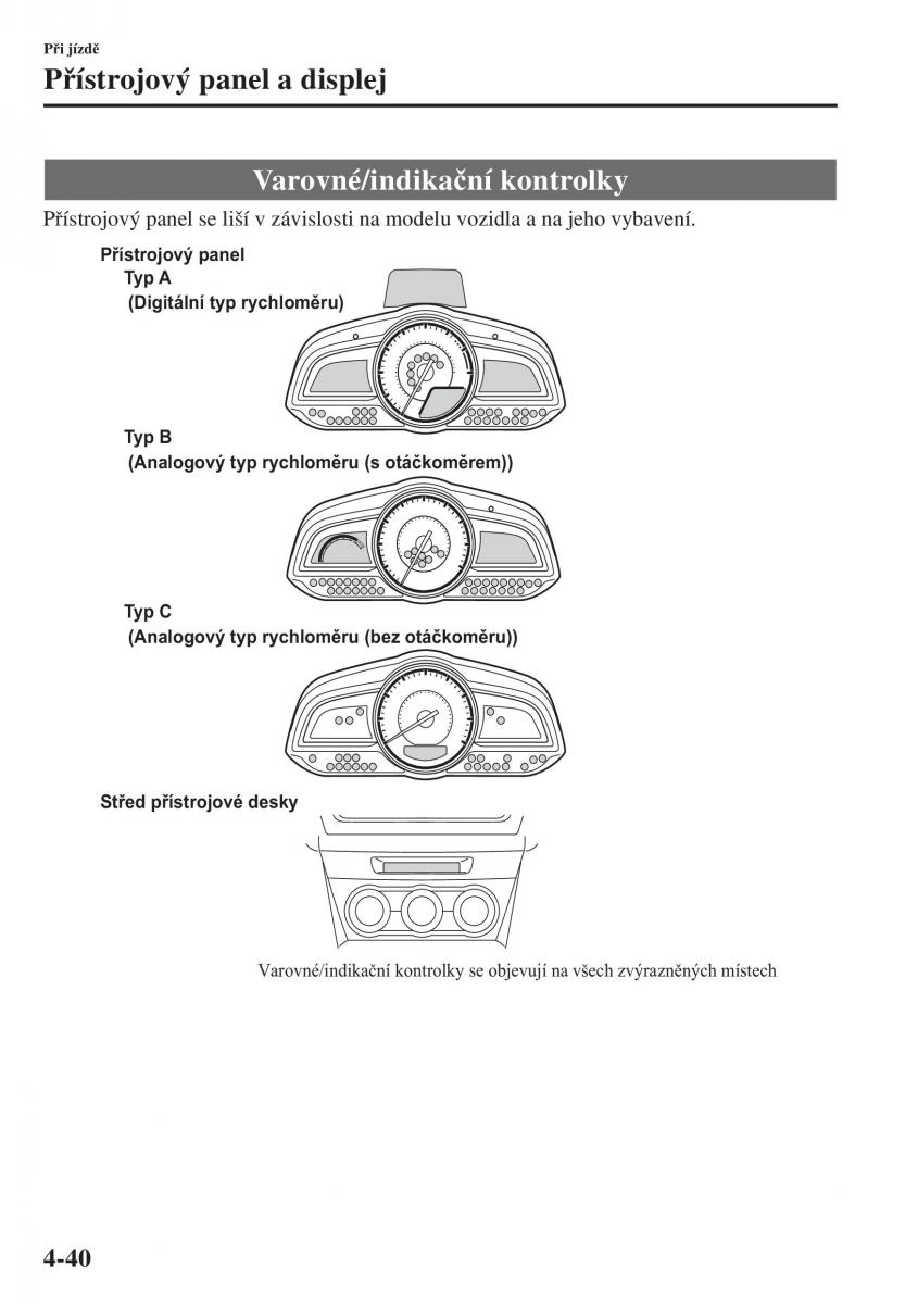 Mazda 3 III navod k obsludze / page 190