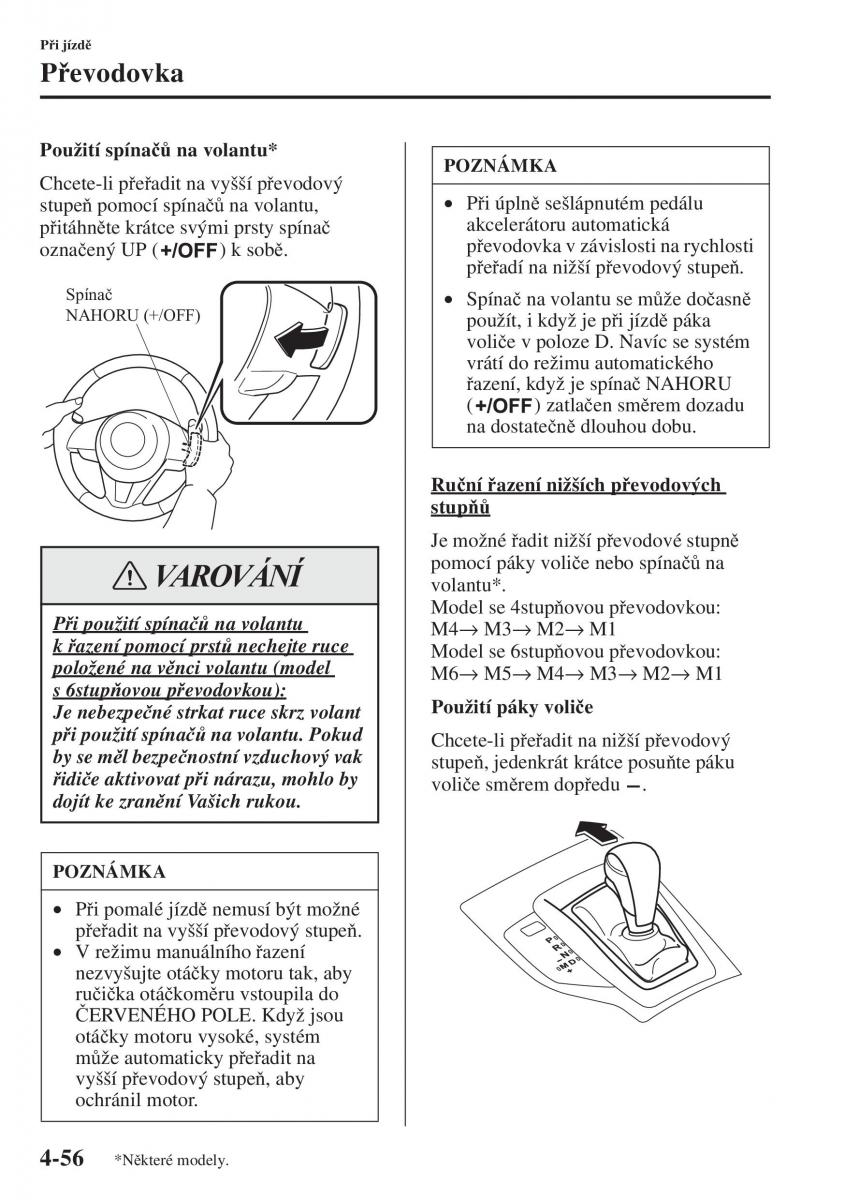 Mazda 3 III navod k obsludze / page 206