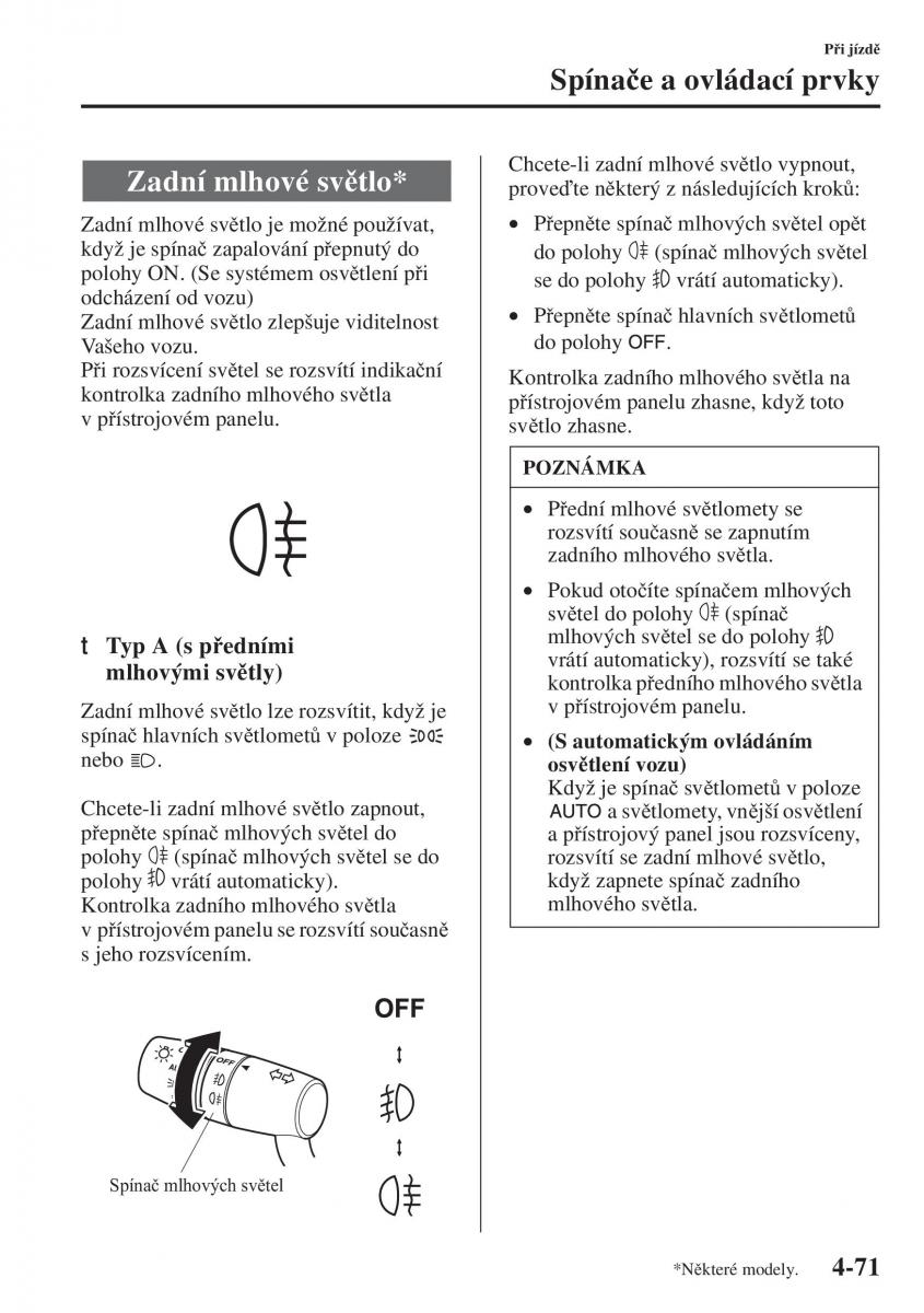 Mazda 3 III navod k obsludze / page 221