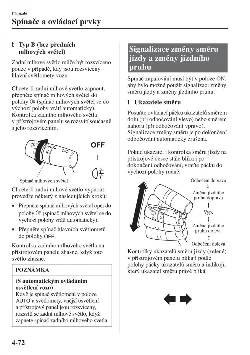 Mazda 3 III navod k obsludze / page 222