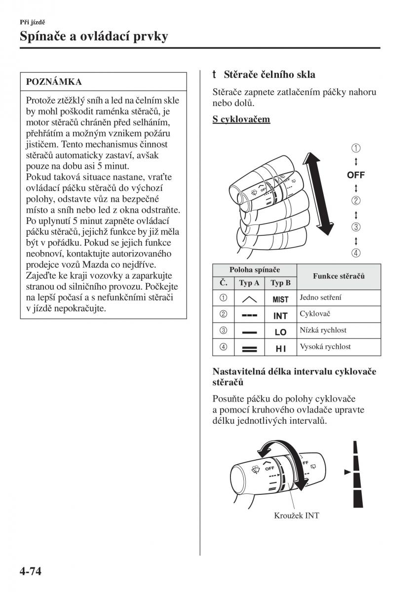 Mazda 3 III navod k obsludze / page 224