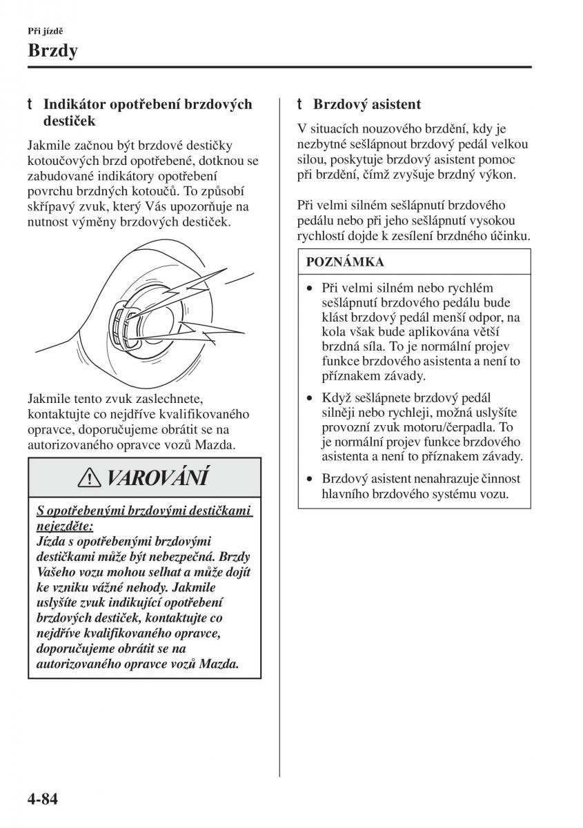 Mazda 3 III navod k obsludze / page 234