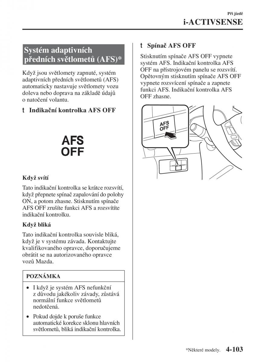 Mazda 3 III navod k obsludze / page 253