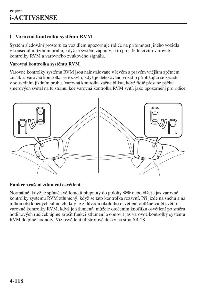 Mazda 3 III navod k obsludze / page 268