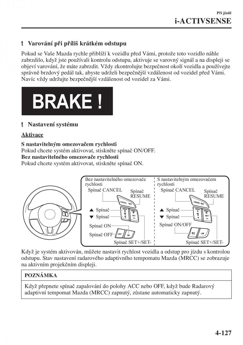 Mazda 3 III navod k obsludze / page 277