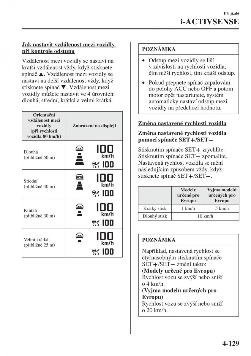 Mazda 3 III navod k obsludze / page 279