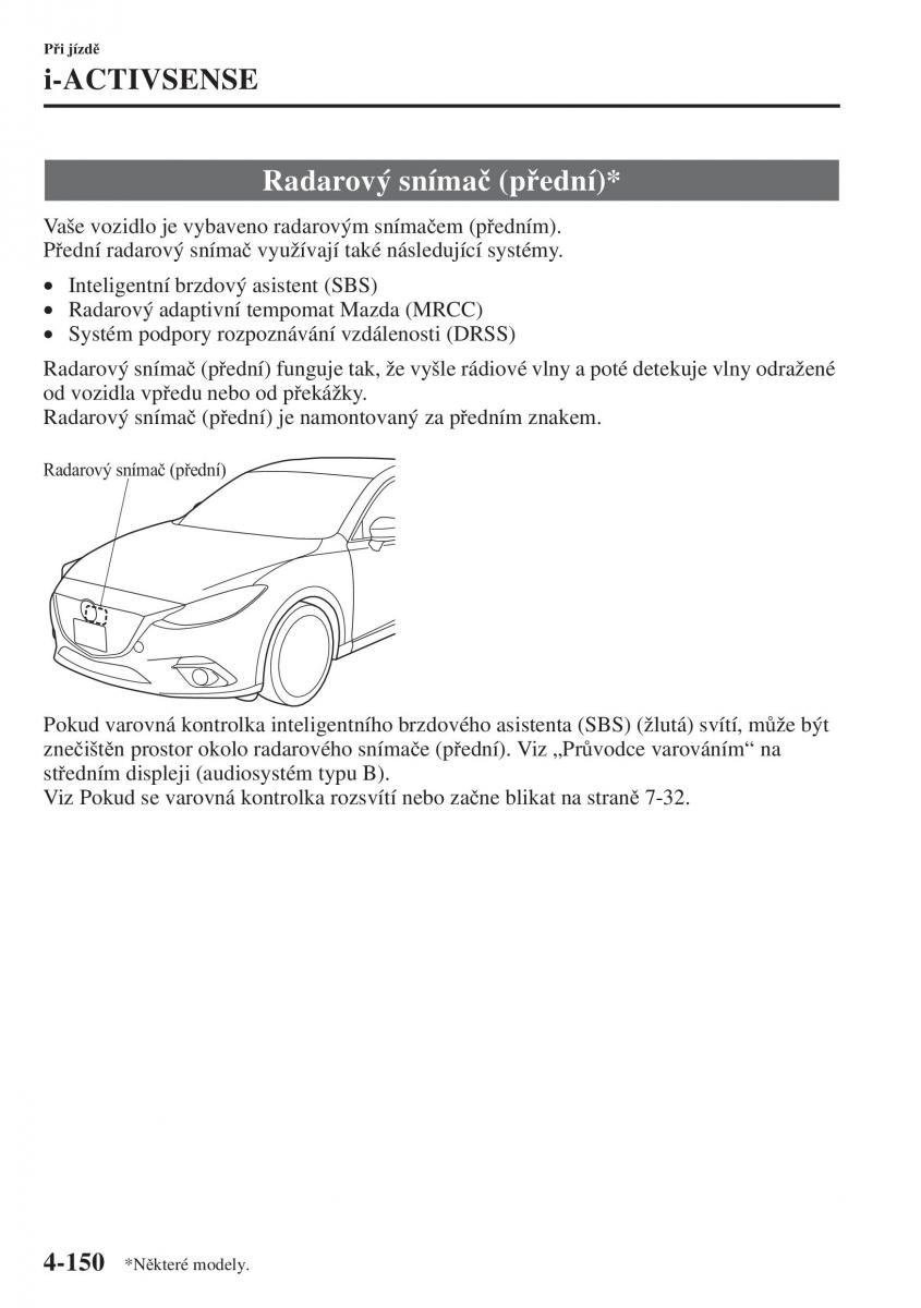 Mazda 3 III navod k obsludze / page 300