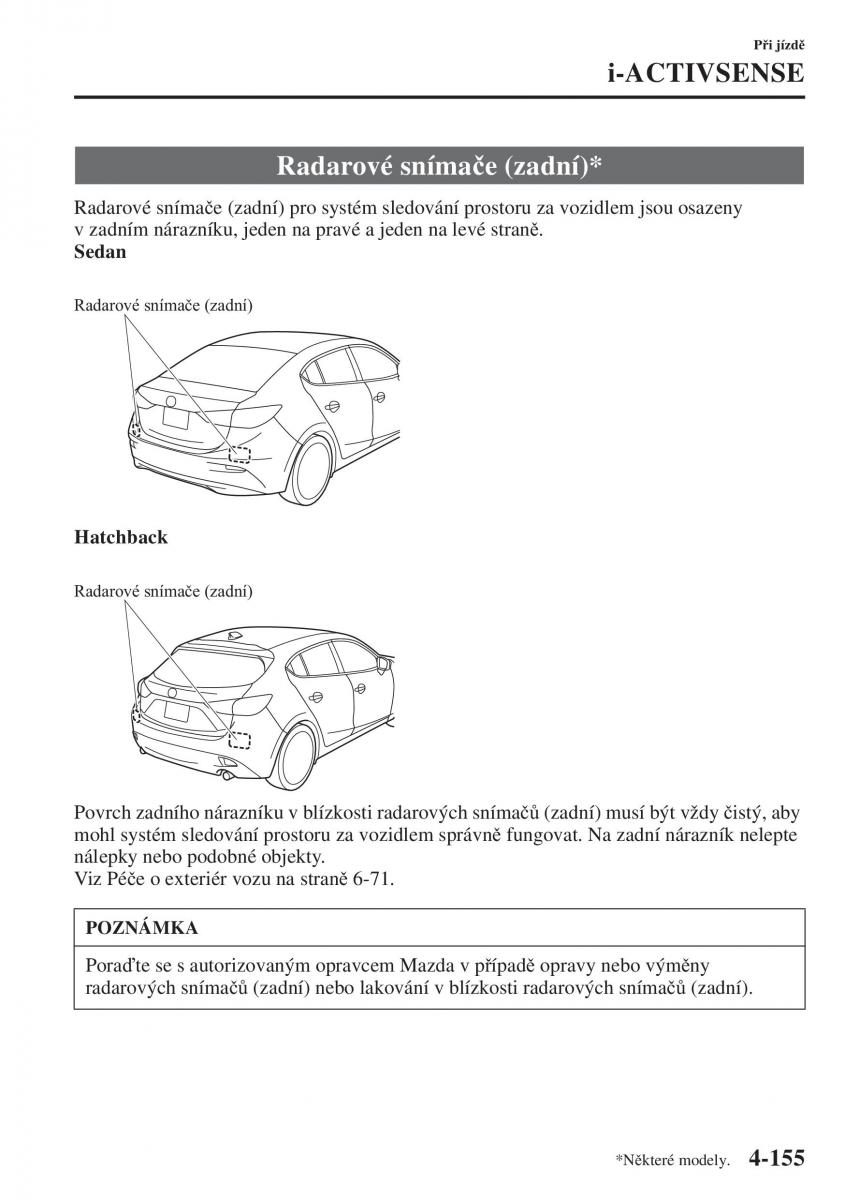 Mazda 3 III navod k obsludze / page 305