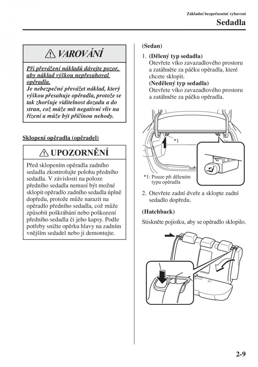 Mazda 3 III navod k obsludze / page 33