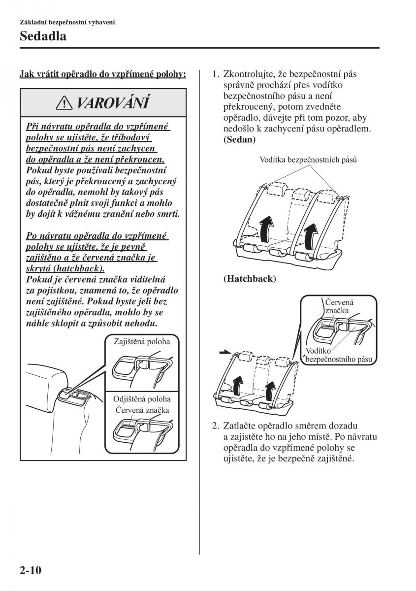 Mazda 3 III navod k obsludze / page 34