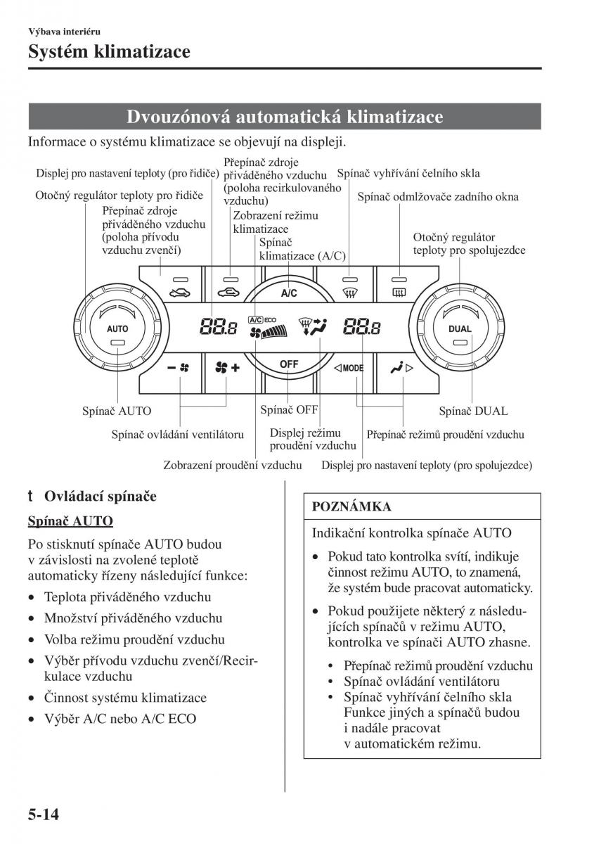 Mazda 3 III navod k obsludze / page 348