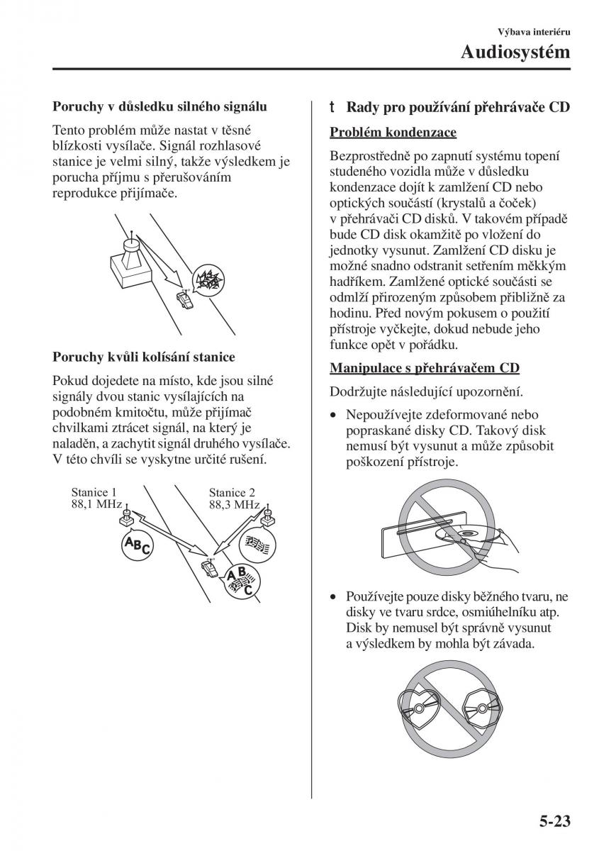 Mazda 3 III navod k obsludze / page 357