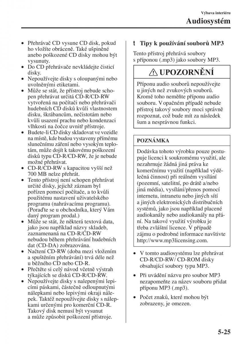 Mazda 3 III navod k obsludze / page 359