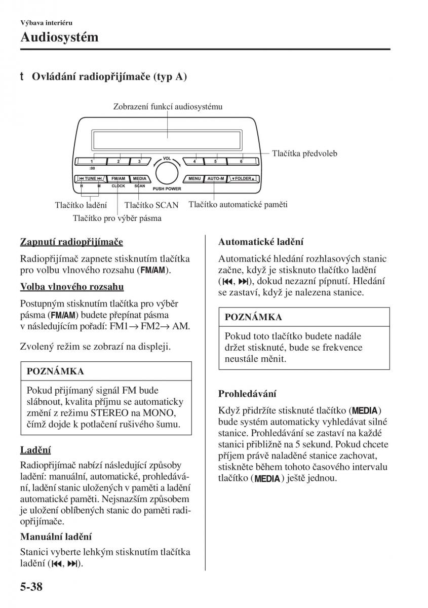 Mazda 3 III navod k obsludze / page 372