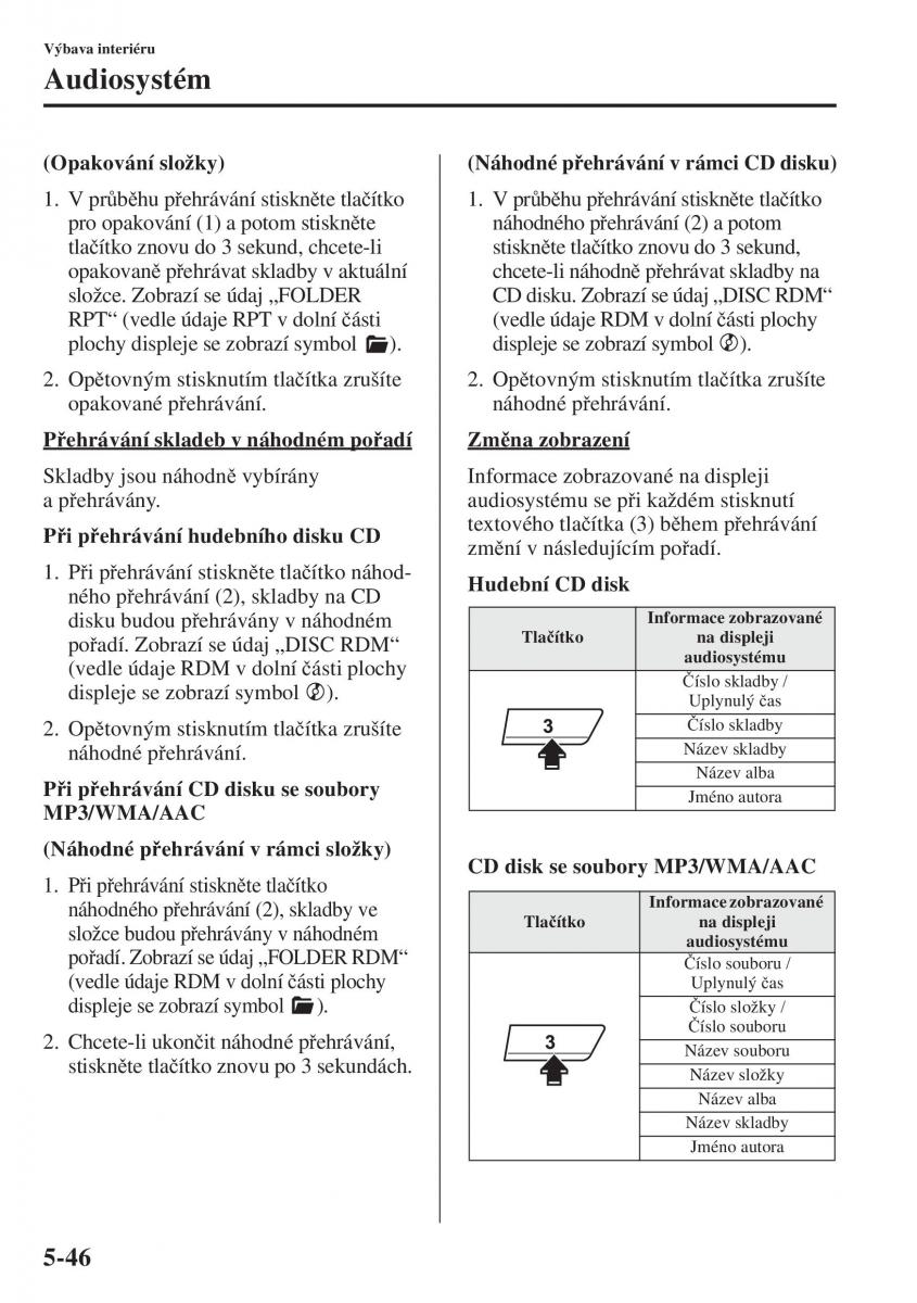 Mazda 3 III navod k obsludze / page 380