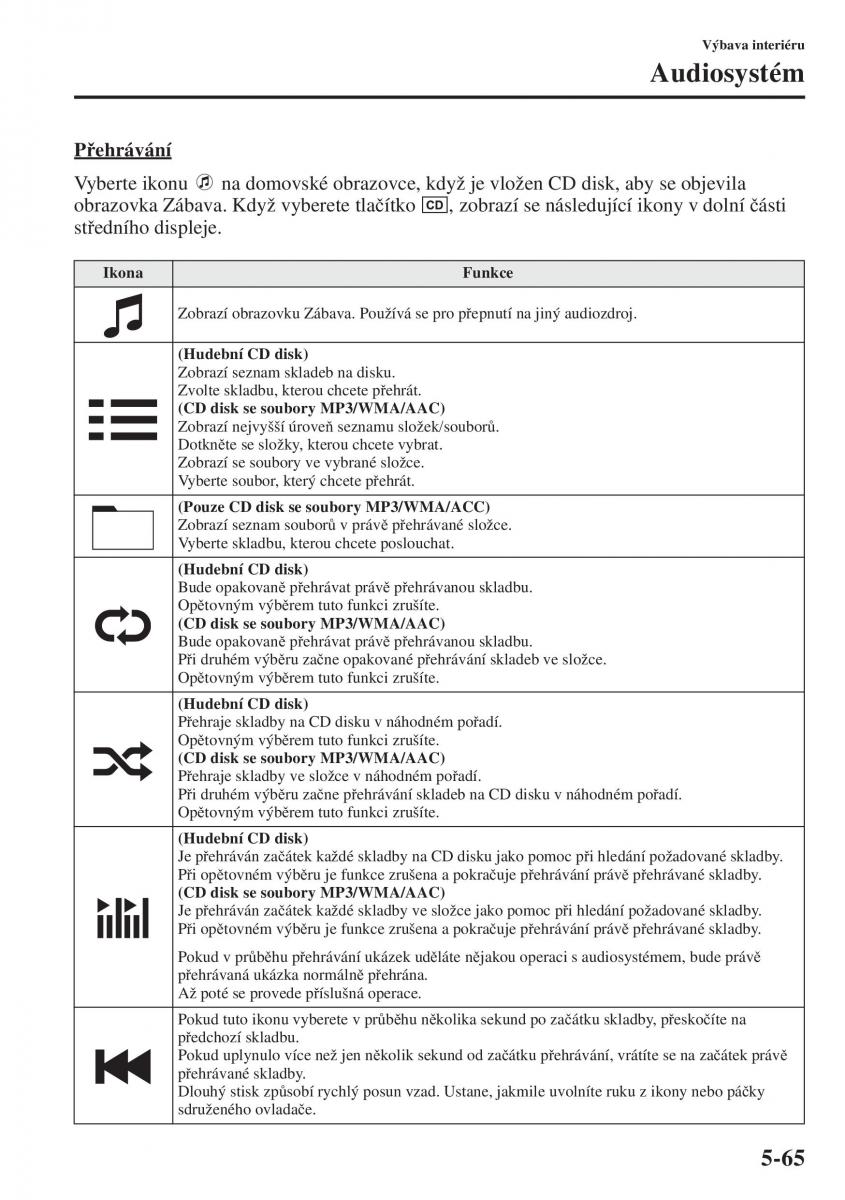 Mazda 3 III navod k obsludze / page 399