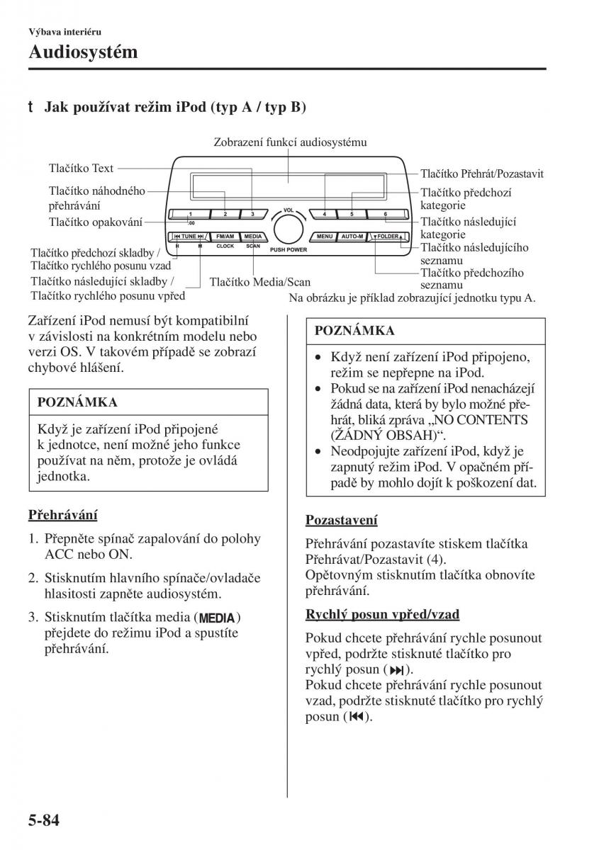 Mazda 3 III navod k obsludze / page 418