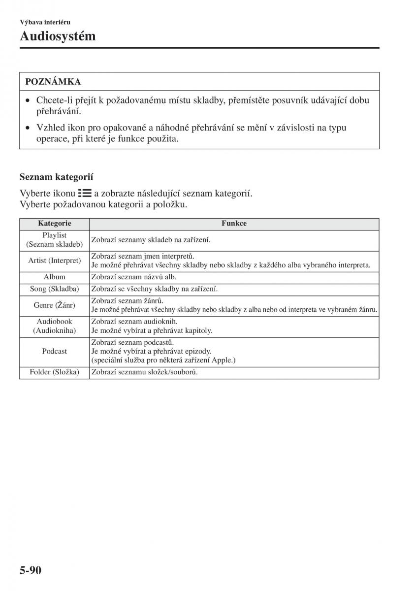 Mazda 3 III navod k obsludze / page 424