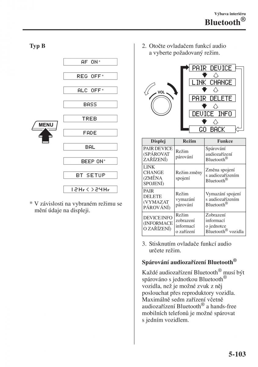 Mazda 3 III navod k obsludze / page 437