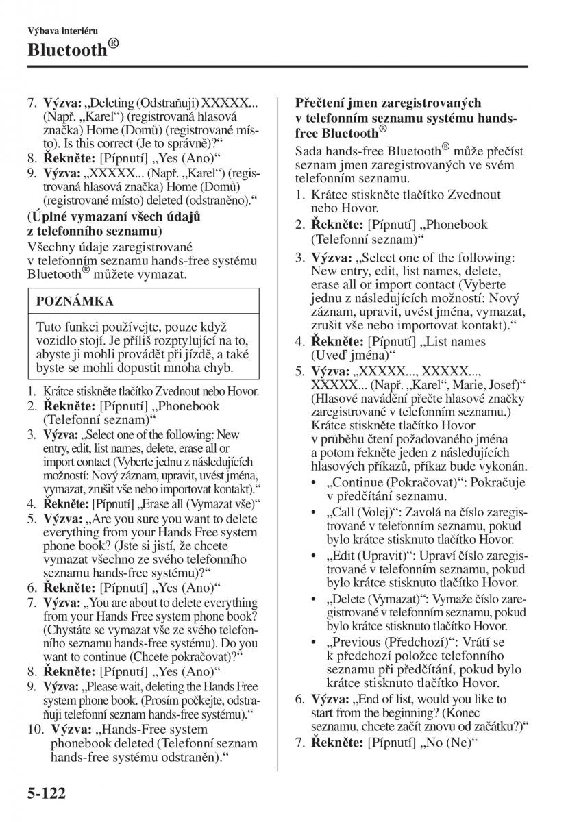 Mazda 3 III navod k obsludze / page 456