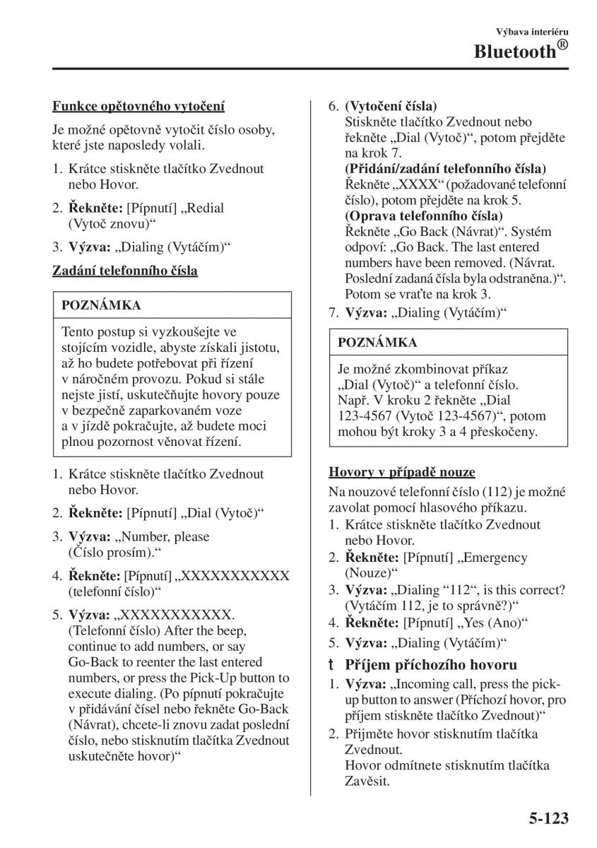 Mazda 3 III navod k obsludze / page 457