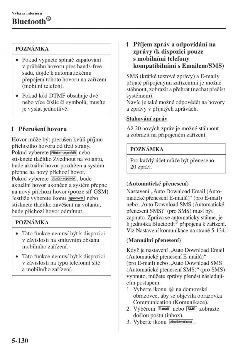 Mazda 3 III navod k obsludze / page 464