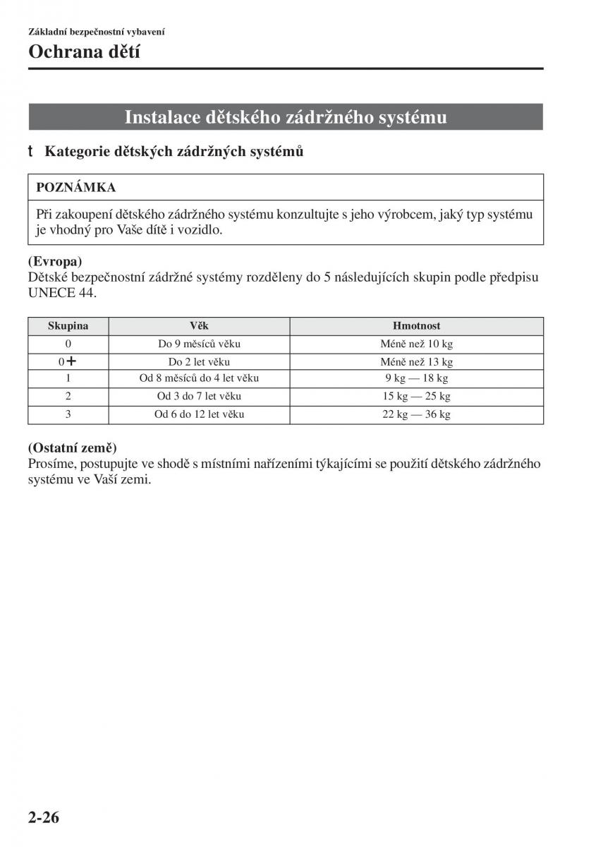 Mazda 3 III navod k obsludze / page 50