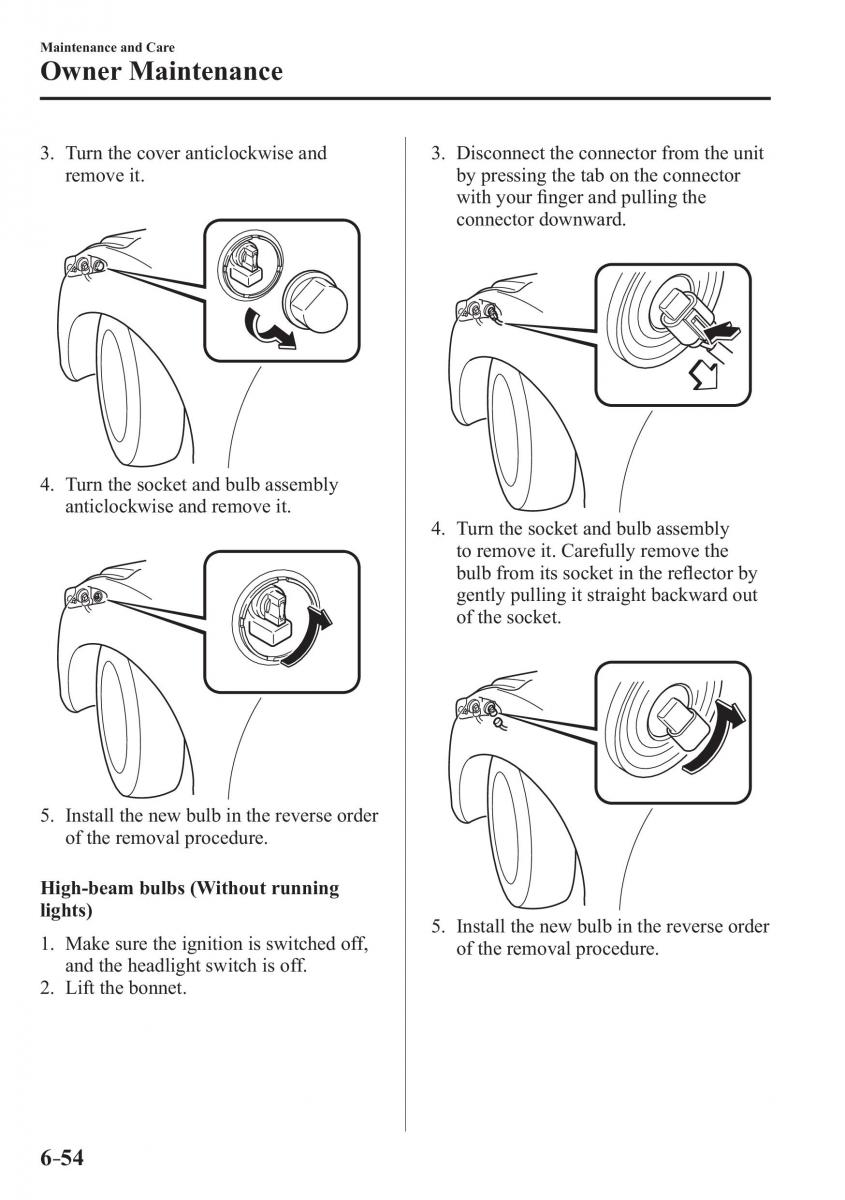 Mazda 3 III owners manual / page 550