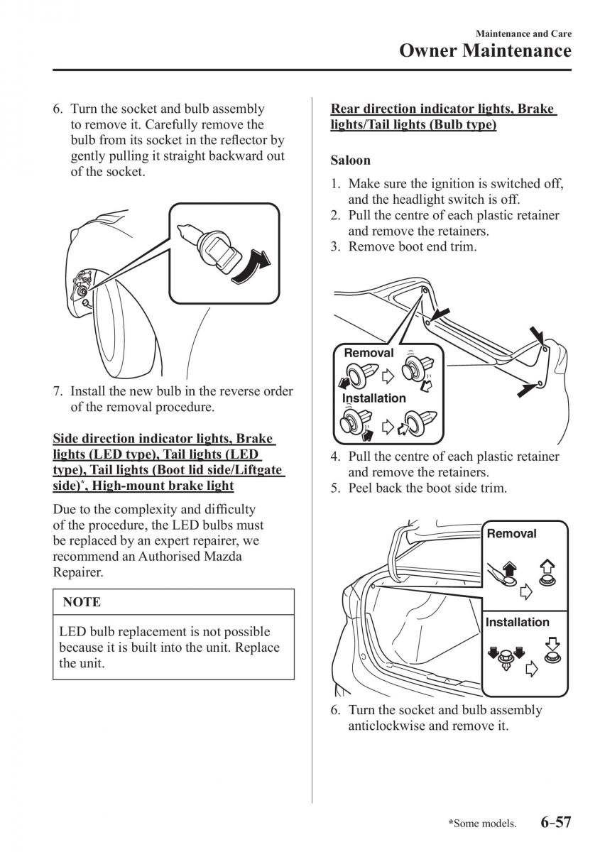 Mazda 3 III owners manual / page 553